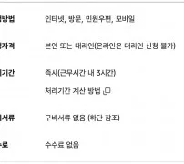 정부24 표준재무제표증명 수수료 없음 온라인 대리 불가 처리기간