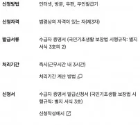 국민기초생활수급자 증명서 발급 정부24 서비스 개요 수수료 없음 즉시 처리 신청방법