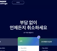 듀오링고 요금제 및 Super·패밀리 플랜 안내 화면