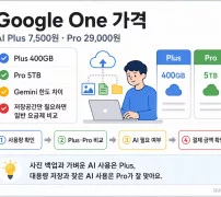 구글 원 가격