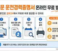 영문 운전경력증명서 온라인 발급