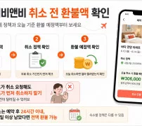 에어비앤비 최소 전 환불 금액
