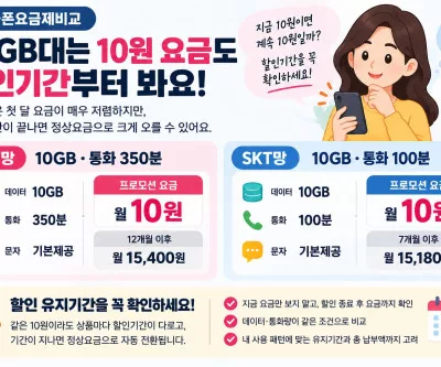 알뜰폰 요금제 비교